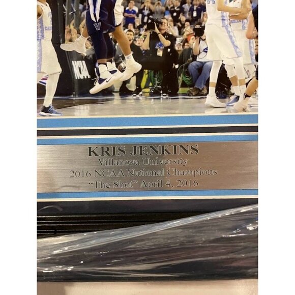 Kris Jenkins signed autographed Villanova "The Shot" 8x10 framed photo JSA - Picture 3 of 5